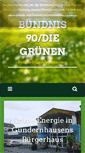 Mobile Screenshot of gruene-rossdorf.de